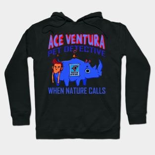 pet detective ace rhino birth Hoodie